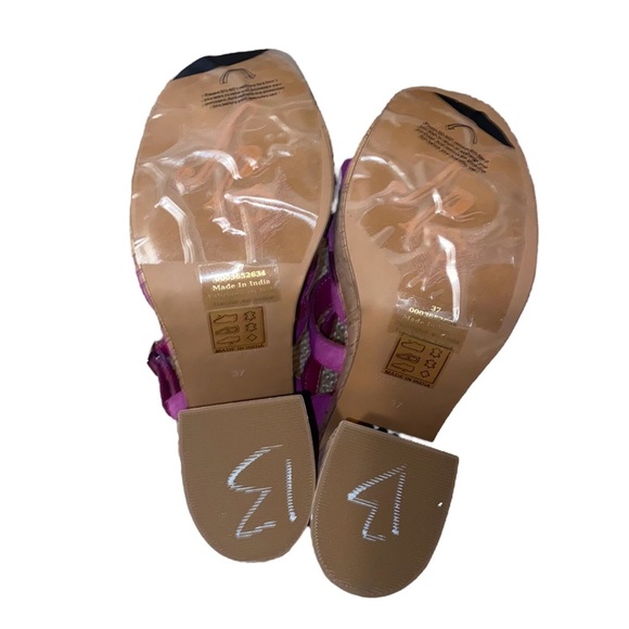 FREE PEOPLE Lisbon Verbena Platform Sandals Size 37 - Picture 10 of 10